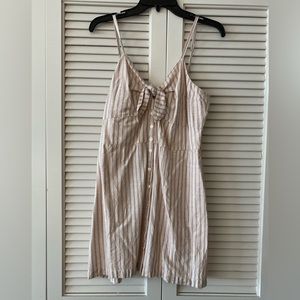 Abercrombie Striped Linen Dress